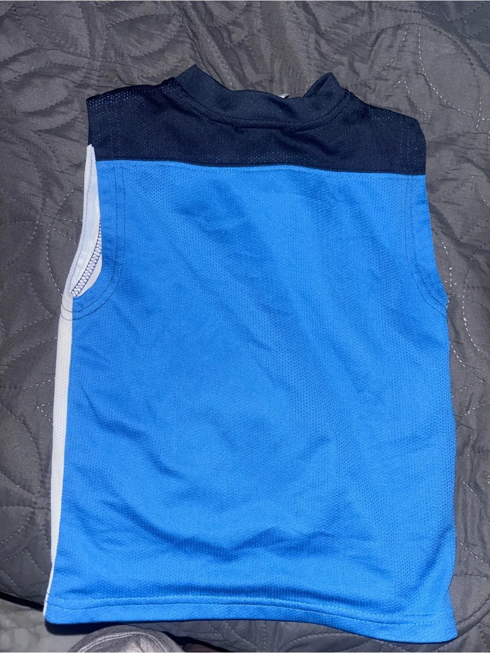 Nike Blue, White & Navy Boys' Basketball Jersey